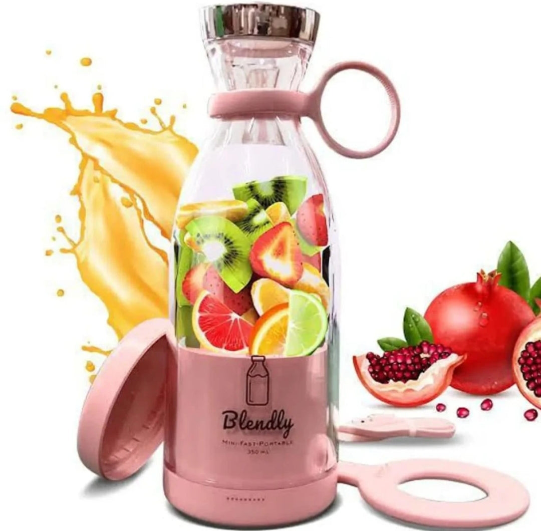 380ml/420ml Electric Juicer Cup 6 Blades Portable Blender Bottle USB Rechargeable Mixers Fresh Fruit Juicers Smoothie Ice Maker